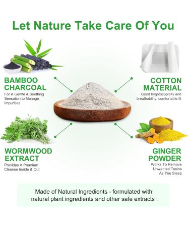 20PCS Upgrade Detox Foot Pads - Natural Bamboo Vinegar Ginger Powder - Relieve Stress, Improve Sleep - Deep Cleansing Foot Patch - Buy Online on GoSupps.com