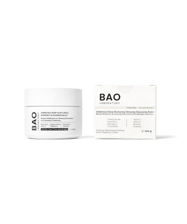 BAO Laboratory Ambrosia Ginseng Cleansing Balm Remove Makeup, Dirt & Impurities Nurturing Skin-3 Ginseng Powders, Antioxidants & Fairtrade Cocos Nucifera Oil(3.52 oz) - Buy Online on GoSupps.com