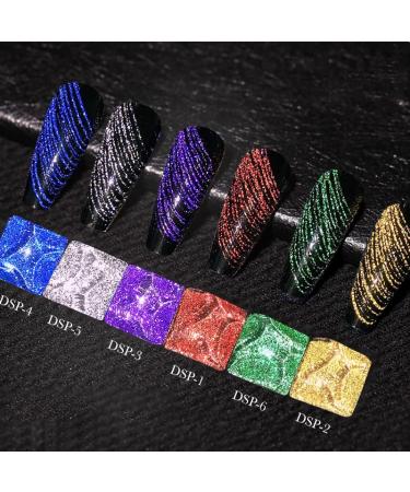 Shop Monochrome Glitter Disco Spider Gel - 21 Colors for Stunning Nail Art | Improved Matrix Gel 8ml - DSP05#Silver - Buy Online on GoSupps.com