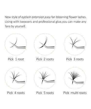 EMEDA Self-Fan Eyelids 0.07mm Easy Fan Lashes for Volume C/D Curl - 8-15mm Mix Extensions | 3D-10D Volume Eyelash Extensions - Buy Online on GoSupps.com