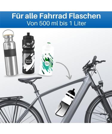 Hilo Sports Bottle Holder for Bikes - Rustproof Aluminum Bracket with 2 Screws - Color Options Available in Black | International Shipping - Buy Online on GoSupps.com