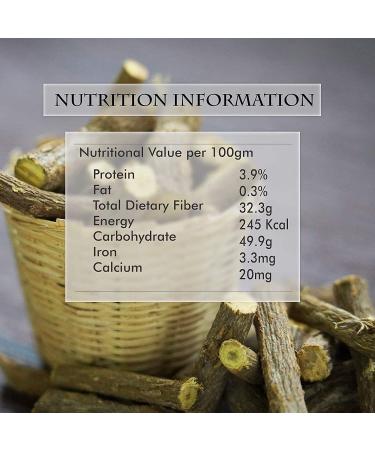 AOZA Organicgreen Herb Mulethi Sticks Licorice Roots - 100 * 2 PCS 200 GMS | | Glycyrrhiza Glabra Yashtimadhu - Buy Online on GoSupps.com
