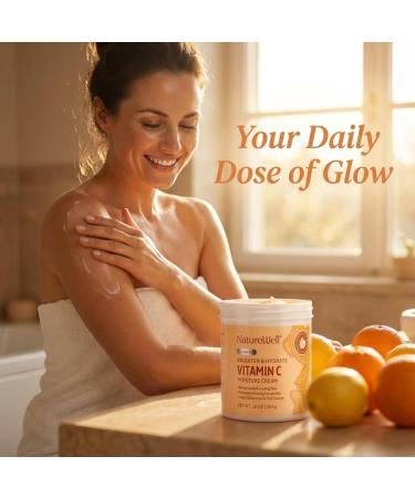 NATURE WELL Clinical Brighten & Hydrate Vitamin C Moisture Cream Skincare for Face Body & Hands Revitalizes Dull-Looking Skin Promotes A Glowing Complexion Helps Visibly Improve Skin Texture 10oz 10 Ounce (Pack of 1) - Buy Online on GoSupps.com