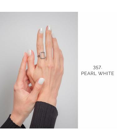 Nailog Pearl White Nail Film - 20PCS Self-Adhesive Nail Foils UV Hardening Gel Strips Long-Lasting Nail Ticker Perfect Gift for Women & Mother's Day - Buy Online on GoSupps.com