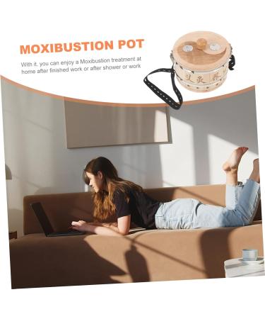 Beaupretty Moxibustion Box - Portable Wooden Case for Moxa Burner & Gel | International Shipping Available - Buy Online on GoSupps.com