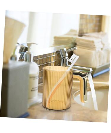 STOBAZA Unbreakable Travel Toothbrush Cup Set - 2pcs Kids Bathroom Mouthwash Holder & Makeup Brush Glasses - Buy Online on GoSupps.com