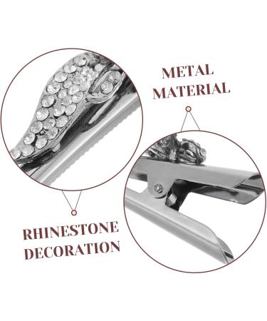 girls hair accessories hair clips unique clips for hair creative hairpins hairpin for women large barrette hair accessories for women large hair clip Cymbidium crystal Miss vintage - Buy Online on GoSupps.com