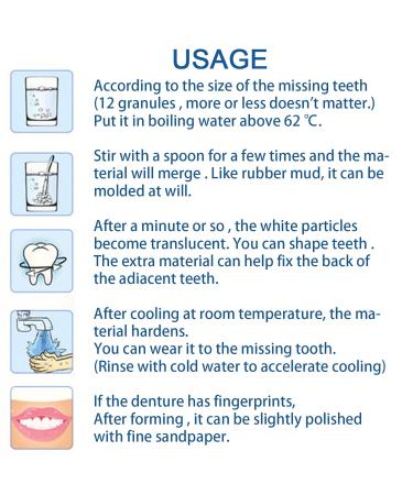 Provisional Denture Adhesive Set | Temporary Dental Repair Kit & Instant Veneers for Provisional Teeth - Buy Online on GoSupps.com
