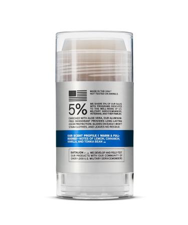Aluminum-Free Deodorant for Men by Bravo Sierra 1-Pack - Contains Natural Ingredients Long Lasting All-Day Odor and Sweat Protection -Tonka Bean and Lemon 3.2 oz -Paraben-Free Vegan & Cruelty-Free Tonka Bean & Lemon 3.2 Ounce (Pack of 1) - Buy Online on GoSupps.com