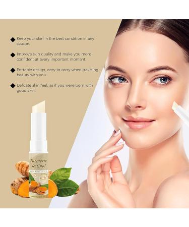 Wrinkle Multi Balm Stick Turmeric Retinol Face Stick Turmeric Cream Stick Anti Wrinkles Face Moisturiser Balm Stick for Eye/Neck/Face Care Reduce Fine Lines Brighten Skin Tone Skin Firming - Buy Online on GoSupps.com