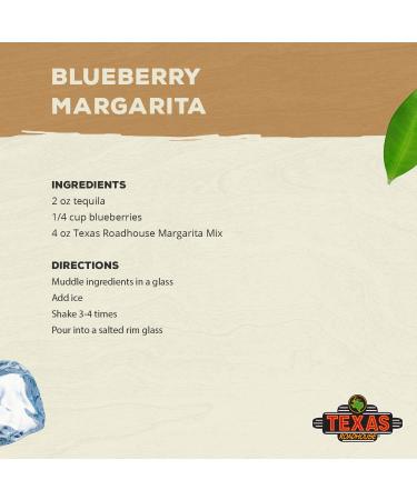 Texas Roadhouse Authentic Margarita Drink Mix - 1 Liter Bottle (33.8 Fl Oz), Individually Boxed - Pack of 1 - Buy Online on GoSupps.com