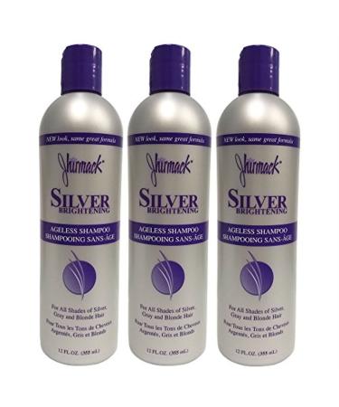 Jhirmack Shampoo Silver Plus Ageless 12 Fl Oz (Pack of 3)