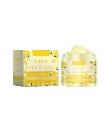 Lemon Exfoliating body Scrub Gentle cleansing Moisturizing Exfoliating & Deep-Cleansing for All Skin 3.53 OZ