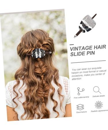 minkissy Hairpin Hair Clip Pin Retro Hair Clip Metal Hair Pin Vintage Hair Stick Headwear for Women Hair Barrettes Tiara Ponytail Holder Stick Alloy Popularity Accessories Miss - Buy Online on GoSupps.com