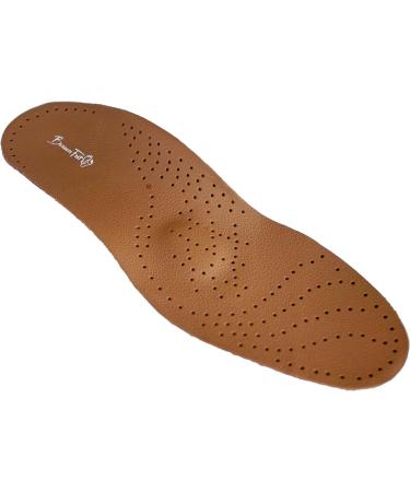 Executive Leather Ultra Thin Shoe Insoles for Men & Women | Cow Leather Arch Support & Comfort Inserts - Buy Online on GoSupps.com