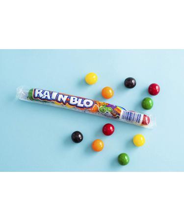 Rain-Blo Bubble Gum Balls 0.53oz Tube - Pack of 48 | Assorted Flavors - Buy Online on GoSupps.com