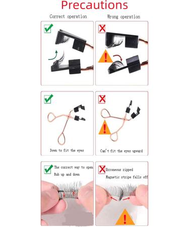 Dual Magnetic Eyelashes Set with Clip Reusable Natural Look 3D False Lashes Black Eyelashes No Eyeliner No Glue Required Lightweight and Easy to Wear 2 Pairs - Buy Online on GoSupps.com