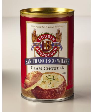 San Francisco Boudin Clam Chowder Soup - 3 Pack | Authentic Bay Area Flavor - Buy Online on GoSupps.com