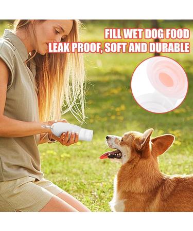 Dog Food Tube Food Tube For Dog 90 Ml Silicone Travel Bottle For Toiletries Leak Proof Refillable Squeezable Containers Dogs Refillable Tubes With Carabiner Water Hose For Pets Transparent - Buy Online on GoSupps.com