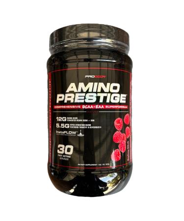 Amino Prestige - Premium iBCAA & iEAA Vegan/Fermented Amino Acid IntraWorkout Formula - Naturally Flavored BCAAs - 30 Servings (Lemon Drop)