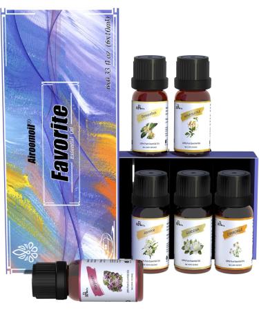 Floral Essential Oils Set (6x10 ml) - Aromatherapy Starter Kit for Diffusers & Candle Making - Osmanthus Honeysuckle Chamomile Jasmine Marjoram Gardenia - Buy Online on GoSupps.com