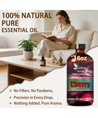 Cherry Essential Oil and Lotus Essential Oil 16 Fl Oz - Cherry & Lotus Oil for Diffuser Aromatherapy Home Fragrance Skin & Hair Care DIY Candle & Soap Making Yoga - Buy Online on GoSupps.com