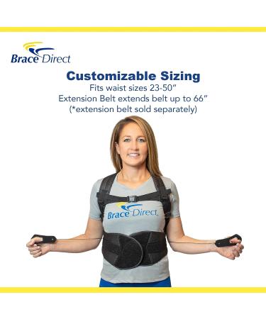 Brace Align TLSO Full Back Brace for Back Pain Relief - Posture Correction & Spinal Support - PDAC L0456/L0457 Approved - Men & Women Universal Fit - Buy Online on GoSupps.com