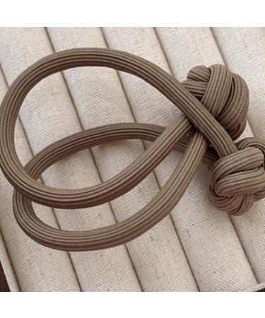 Hair Ties Prevent Hair Breakage Fashion Hair Ties Ribbons Khaki for Holiday - Buy Online on GoSupps.com