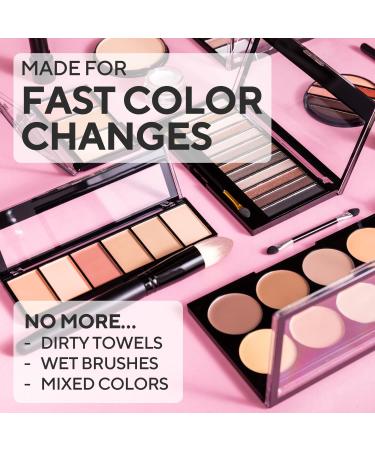 UVe Beauty Color Removal Sponge - Clean Makeup Brushes in 3 Seconds, No Water or Chemicals Needed - Buy Online on GoSupps.com