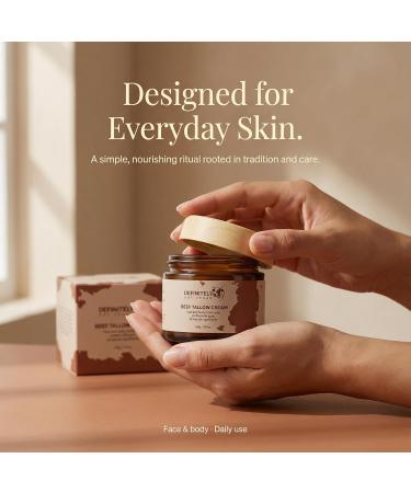 PURETREX Beef Tallow Face & Body Cream with Collagen Manuka Honey & Emu Oil Grass Fed Tallow Moisturizer for Dry Skin Anti Aging Natural Skin Care Handmade Non GMO (2 Oz Unscented) - Buy Online on GoSupps.com