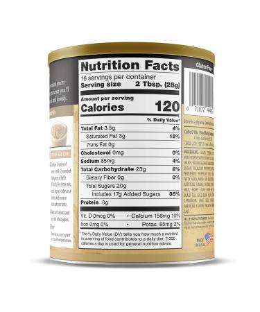 Caffe D'Vita Spiced Chai Tea Latte 1 lb. Can - Authentic & Delicious Blend - Buy Online on GoSupps.com