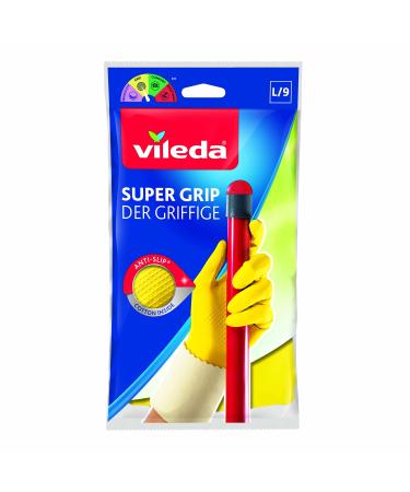Vileda The Grippy Household Gloves for Grippier Work Size L Pack of 1