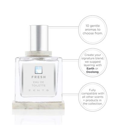 Zents Eau de Parfum (Fresh) for Women & Men | Long-Lasting Clean Fragrance with Linden Blossom Cucumber & Lemon | Crisp & Refreshing Scent | 1.69 oz Fresh Fragrance - Buy Online on GoSupps.com