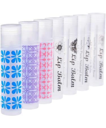 Buy BPA-Free Lip Balm Filling Tray & Spatula | 50 Empty Tubes & Stickers - DIY Natural Lip Balm Kit - Buy Online on GoSupps.com