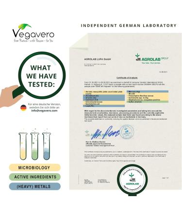 Vegavero MSM Capsules | 2000mg Organic Sulphur | Non-GMO & Additive-Free | Lab-Tested MSM Supplements | 365 Vegan Capsules - Buy Online on GoSupps.com