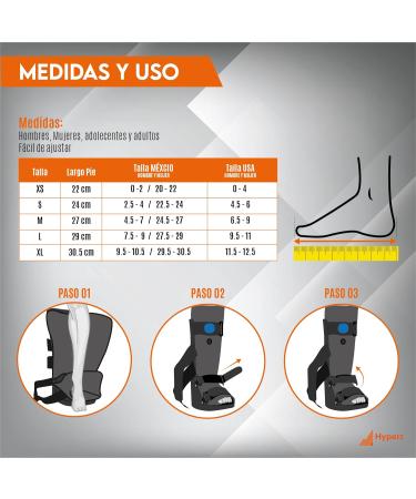 HYPERZ Air Walker Orthopedic Boot - Black Ankle Immobilizer for Sprains Fractures & Injuries | International Shipping Available - Buy Online on GoSupps.com