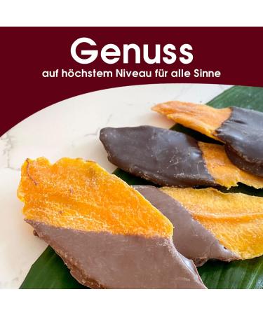 Sultan's Palace Dried Mango in Milk Chocolate - 200g | Softly Melting Chocolate Fruits | Perfect Gift Idea - Buy Online on GoSupps.com