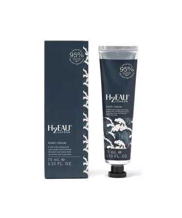 H2Eau Hand Cream with Shea Butter and Natural Sea Extracts Nourishes and Moisturises Skin Fresh Ocean Scent 75ml