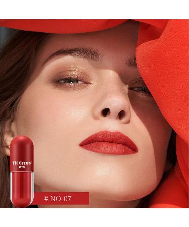 Shop 8PCS Nude Pink Lip Gloss Gift Set - Non-Fade Waterproof Liquid Lipstick & Velvet Matte Kit for Girls | Lasting Beauty Cosmetics - Buy Online on GoSupps.com