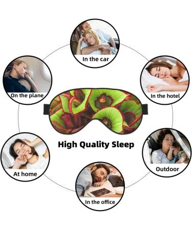 Reusable Soft Blackout Sleep Mask for Men & Women - Travel & Camping Must-Have | Carnivorous Plant - Buy Online on GoSupps.com