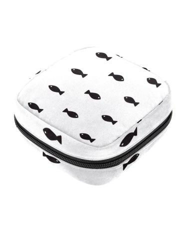 Sanitary Napkin Storage Bag Feminine Product Pouches Portable Period Kit Bag for Girls Women Ladies Tiddler Pattern Tiddler Pattern
