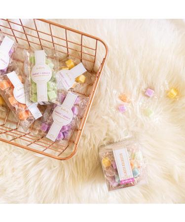 Bonblissity Sugar Scrub Candy 36pcs, For Exfoliating Hands, Feet Turns into Lotions l Sweet Satsuma, Mango Sorbet, Fresh Lemongrass - Buy Online on GoSupps.com