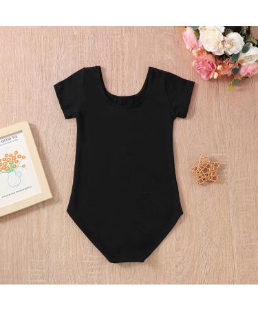 Vivifayee Girls Long Sleeve Leotard for Ballet Dance & Gymnastics, Size S (8-10 Years) - Black - Buy Online on GoSupps.com