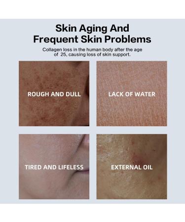 Deep Lifting Collagen Mask - Anti-Wrinkle & Firming Bio-Collagen Face Mask (8PC) for Overnight Moisturizing - Buy Online on GoSupps.com