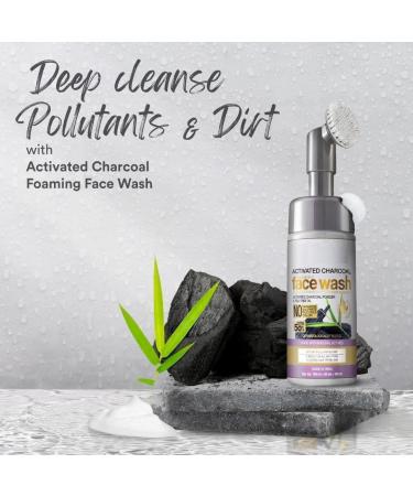 DK Skin Science Charcoal Foaming Cleanser with Integrated Facial Brush for Deep Cleansing Paraben Sulfate Silicone and Colour Free 100 ml - Buy Online on GoSupps.com