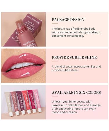 Buy 4 Color Glossy Lip Butter Balm - Moisturizing Non-Sticky Lip Gloss & Plumping Tint for Soft Smooth Lips | International Shipping - Buy Online on GoSupps.com