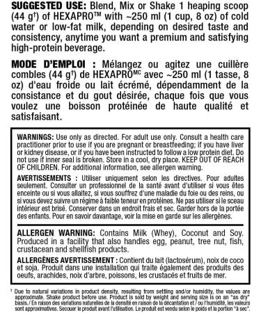 ALLMAX Nutrition - HEXAPRO - Ultra-Premium - 6 Sustained-Release Protein Matrix - Chocolate - 2 Pound Chocolate 2-Pound - Buy Online on GoSupps.com