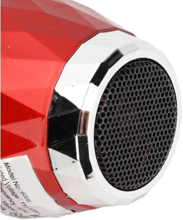 Professional Hair Dryer 1800w Low Noise Fast Drying Stylish Portable Adjustable Settings for Customized Experience (Chinese Red) US Plug 110V Chinese Red - Buy Online on GoSupps.com