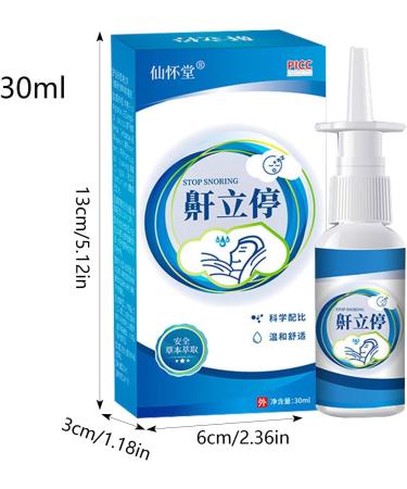 Return Antisnoring Spray 101 oz Nasal Spray for Nose Antisnoring Nasal Spray with Mild Herbal Liquid for Men and Women Adults Practical Gift Retorno - Buy Online on GoSupps.com