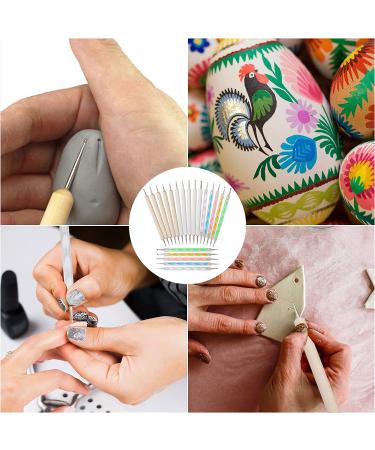 20 Piece Mandala Dotting Tools Set for Nail Art - Dot Painting Stylus and Embossing Pattern Tracing Kit - Buy Online on GoSupps.com